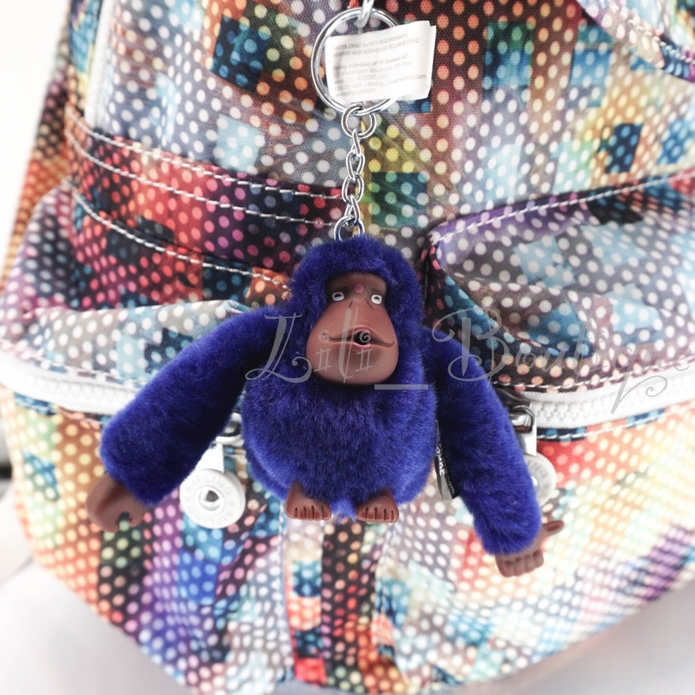 NWT New Kipling BP4391 Ezra Travel Bag Backpack Polyester Radiant Zoom Multi 129 - Picture 9 of 11